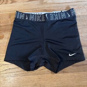 Nike Pro Womens Black Compression Volleyball Shorts XS